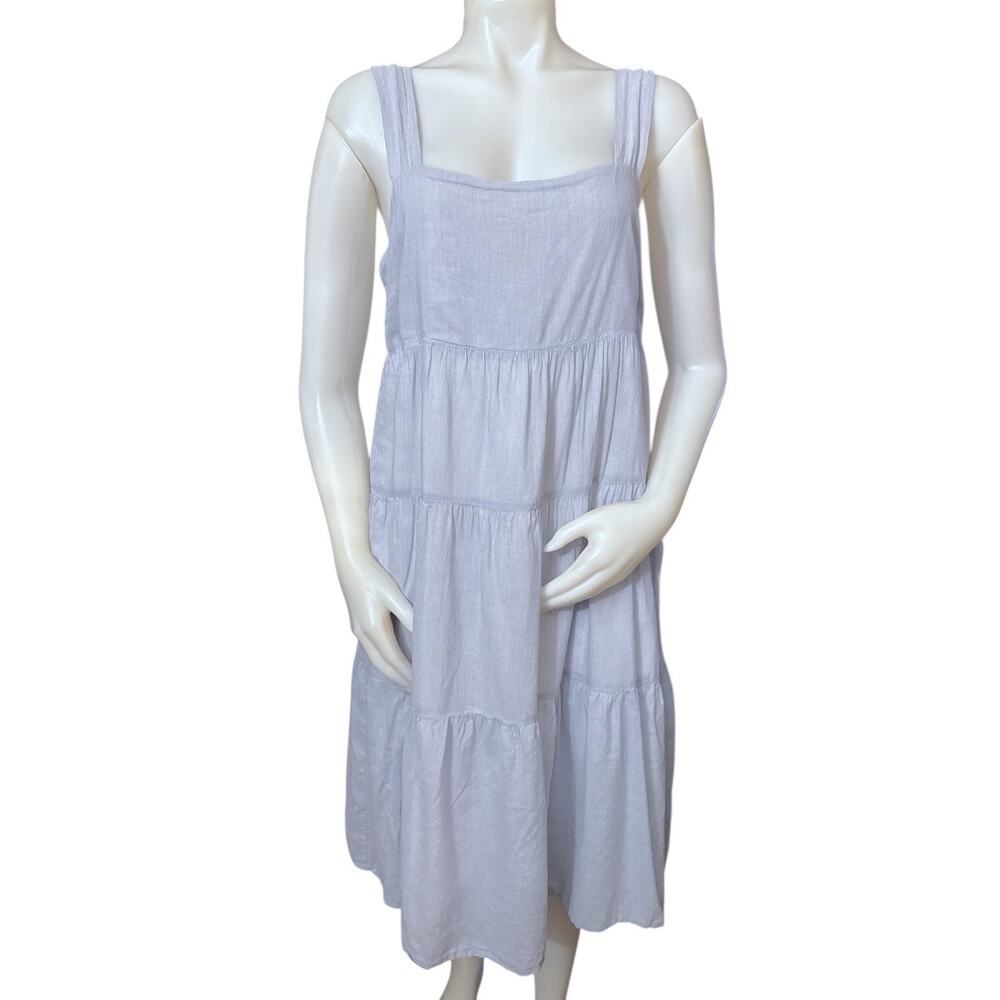 Madewell Light Gray Midi Dress